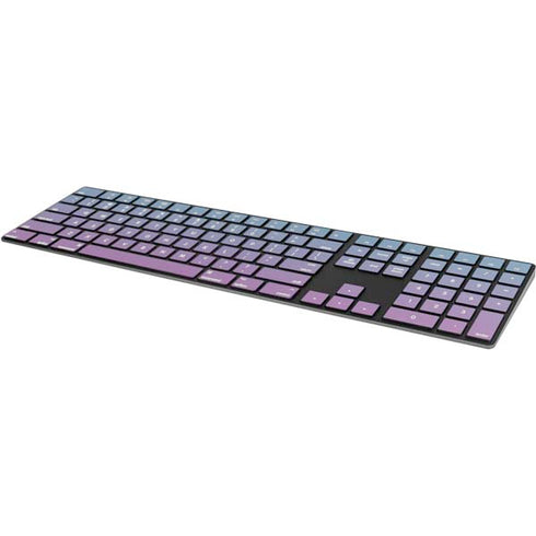 Purple and Blue Ombre Magic Keyboard with Numeric Keypad Skin