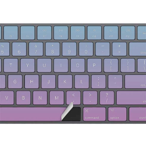 Purple and Blue Ombre Magic Keyboard with Numeric Keypad Skin