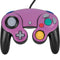 Purple and Blue Ombre Nintendo GameCube Controller Skin