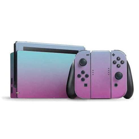 Purple and Blue Ombre Nintendo Switch Bundle Skin
