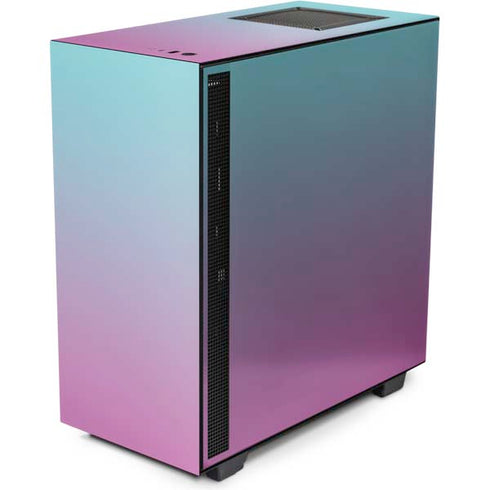 Purple and Blue Ombre NZXT H510 Compact ATX Mid-Tower Case Skin