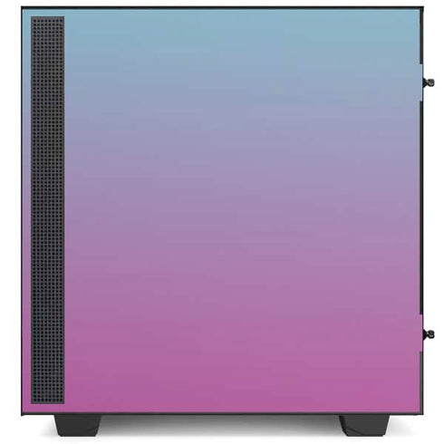 Purple and Blue Ombre NZXT H510 Compact ATX Mid-Tower Case Skin