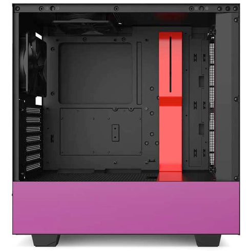 Purple and Blue Ombre NZXT H510 Compact ATX Mid-Tower Case Skin