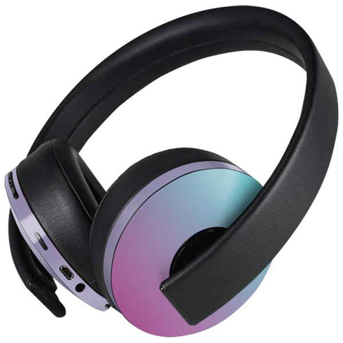 Purple and Blue Ombre PlayStation 4 Gold Wireless Headset Skin