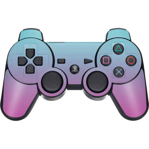 Purple and Blue Ombre PS3 Dual Shock wireless controller Skin