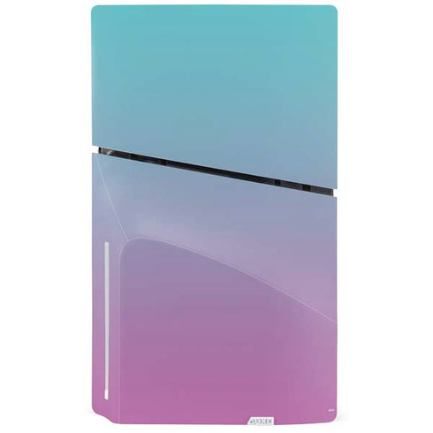 Purple and Blue Ombre PS5 Slim Disk Bundle Skin