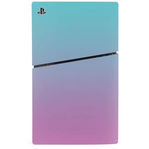Purple and Blue Ombre PS5 Slim Digital Edition Bundle Skin