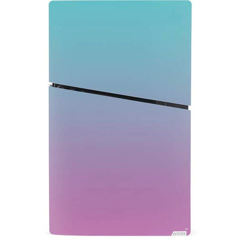 Purple and Blue Ombre PS5 Slim Digital Edition Bundle Skin