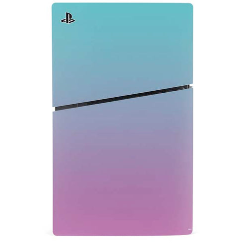 Purple and Blue Ombre PS5 Slim Digital Edition Console Skin