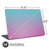 Purple and Blue Ombre Universal Laptop 14in (11.4 x 8.2in) Skin
