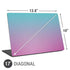 Purple and Blue Ombre Universal Laptop 17in (13.8 x 10in) Skin