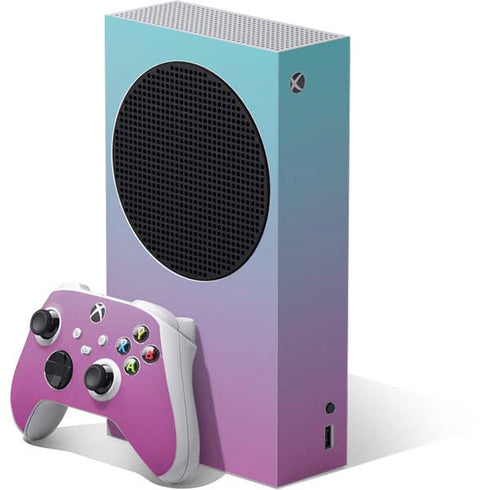 Purple and Blue Ombre Xbox Series S Bundle Skin