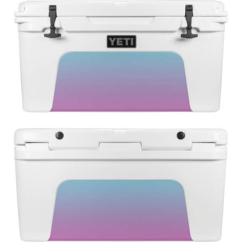Purple and Blue Ombre YETI Tundra 65 Hard Cooler Skin