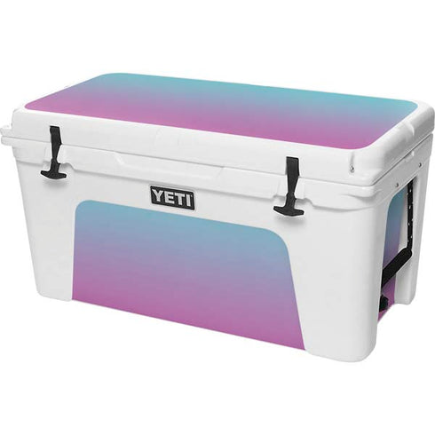 Purple and Blue Ombre YETI Tundra 75 Hard Cooler Skin
