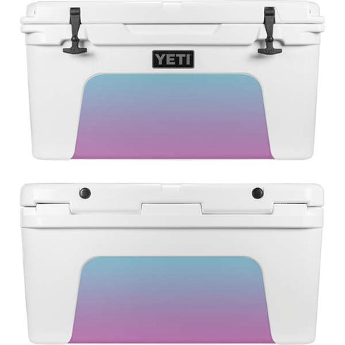 Purple and Blue Ombre YETI Tundra 75 Hard Cooler Skin