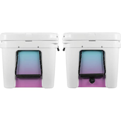 Purple and Blue Ombre YETI Tundra 75 Hard Cooler Skin