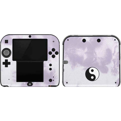 Purple and White Tie Dye Nintendo 2DS Skin