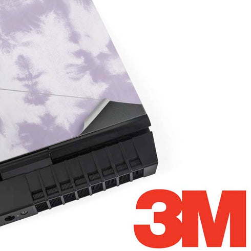 Purple and White Tie Dye Dell Alienware Skin