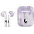 Purple and White Tie Dye Apple AirPods 2 Skin