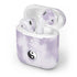 Purple and White Tie Dye Apple AirPods 2 Skin