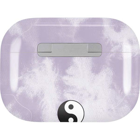 Purple and White Tie Dye Apple AirPods Pro Skin