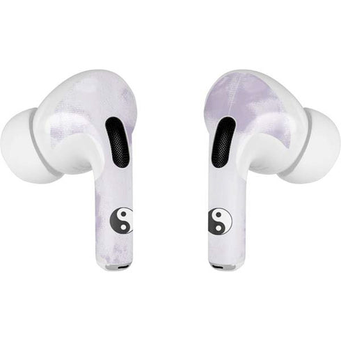 Purple and White Tie Dye Apple AirPods Pro Skin