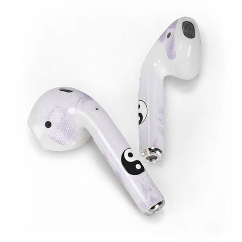 Purple and White Tie Dye Apple AirPods Skin