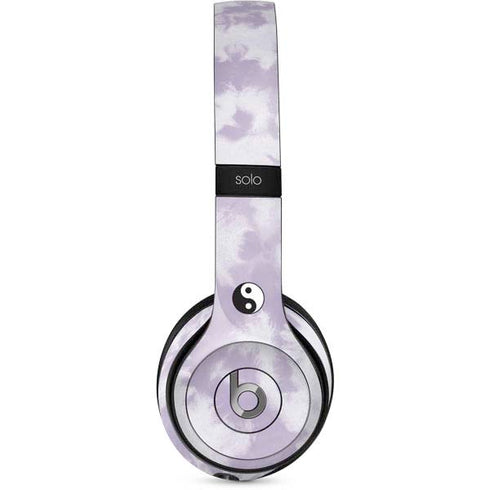 Purple and White Tie Dye Beats Solo 2 Wired Skin