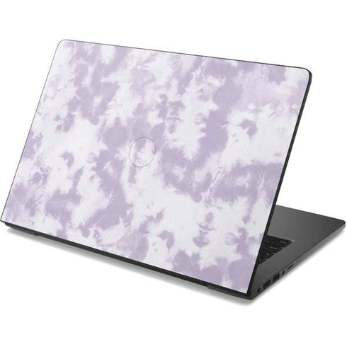 Purple and White Tie Dye Dell Chromebook Skin