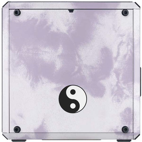Purple and White Tie Dye Cooler Master MasterBox Q300L Mini Tower Skin