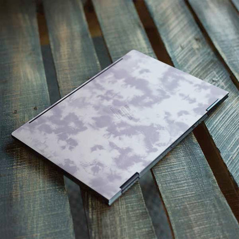 Purple and White Tie Dye HP Envy Skin