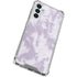 Purple and White Tie Dye Galaxy A13 5G Clear Case