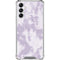 Purple and White Tie Dye Galaxy A14 5G Clear Case
