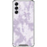 Purple and White Tie Dye Galaxy A14 5G Clear Case