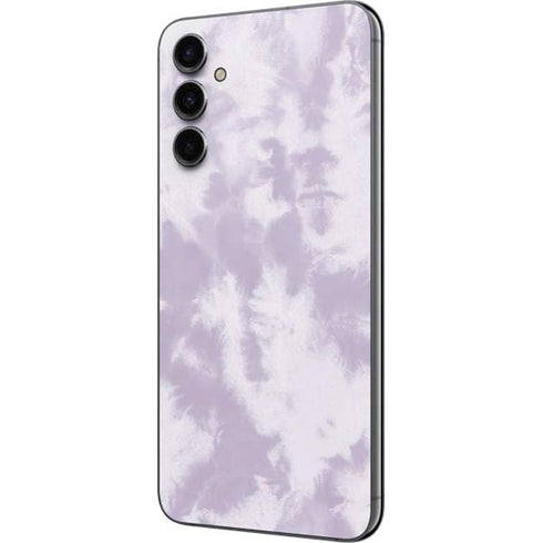 Purple and White Tie Dye Galaxy A14 5G Skin