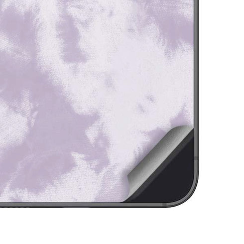 Purple and White Tie Dye Galaxy A14 5G Skin