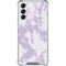 Purple and White Tie Dye Galaxy A15 5G Clear Case