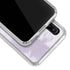Purple and White Tie Dye Galaxy A20 Clear Case
