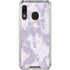 Purple and White Tie Dye Galaxy A30 Clear Case
