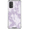 Purple and White Tie Dye Galaxy A32 5G Clear Case