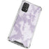 Purple and White Tie Dye Galaxy A32 5G Clear Case