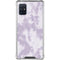 Purple and White Tie Dye Galaxy A51 5G Clear Case