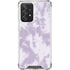 Purple and White Tie Dye Galaxy A52 5G Clear Case