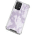 Purple and White Tie Dye Galaxy A52 5G Clear Case