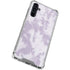 Purple and White Tie Dye Galaxy A54 5G Clear Case