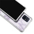 Purple and White Tie Dye Galaxy A71 5G Clear Case