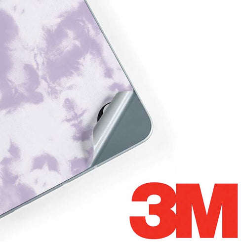 Purple and White Tie Dye Galaxy Book 12in Skin