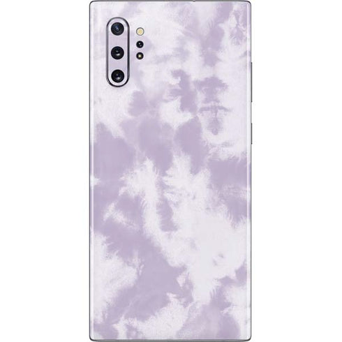 Purple and White Tie Dye Galaxy Note 10 Plus Skin