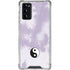 Purple and White Tie Dye Galaxy Note20 5G Clear Case