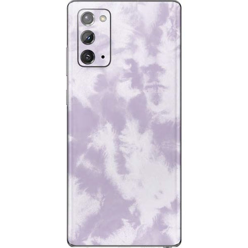 Purple and White Tie Dye Galaxy Note20 5G Skin